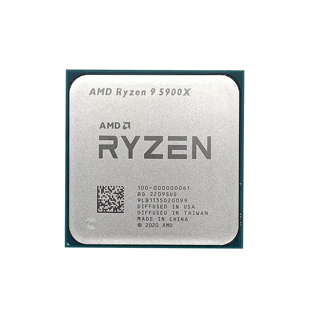 AMD Ryzen 9 5900X R9 5900X 3.7 GHz Twelve-Core 24-Thread CPU Processor 7NM L3=64M 100-000000061 Socket AM4 without fan
