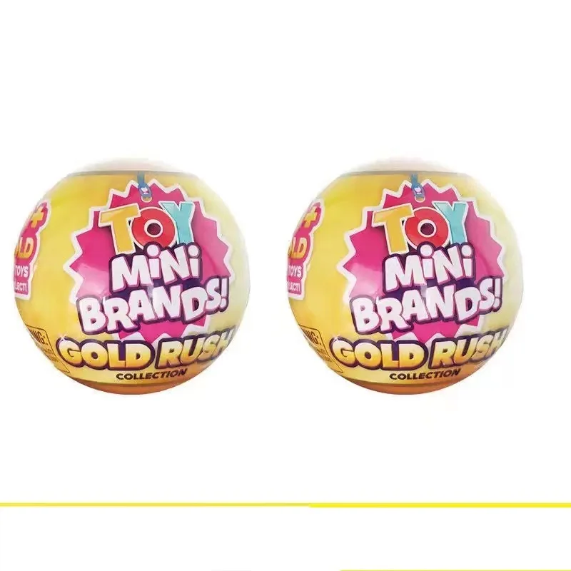 5 Surprise ball rare rose Gold rush Ball toy Mini brands Capsule Collectible Toy Anime Figure Toys Birthday Surprise Kids Gifts 3