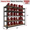 2 Packs 48" W x 24" D x 72" H Adjustable Garage Storage Shelves - 5-Shelf Heavy Duty Shelving Unit, Metal Utility Storage 2