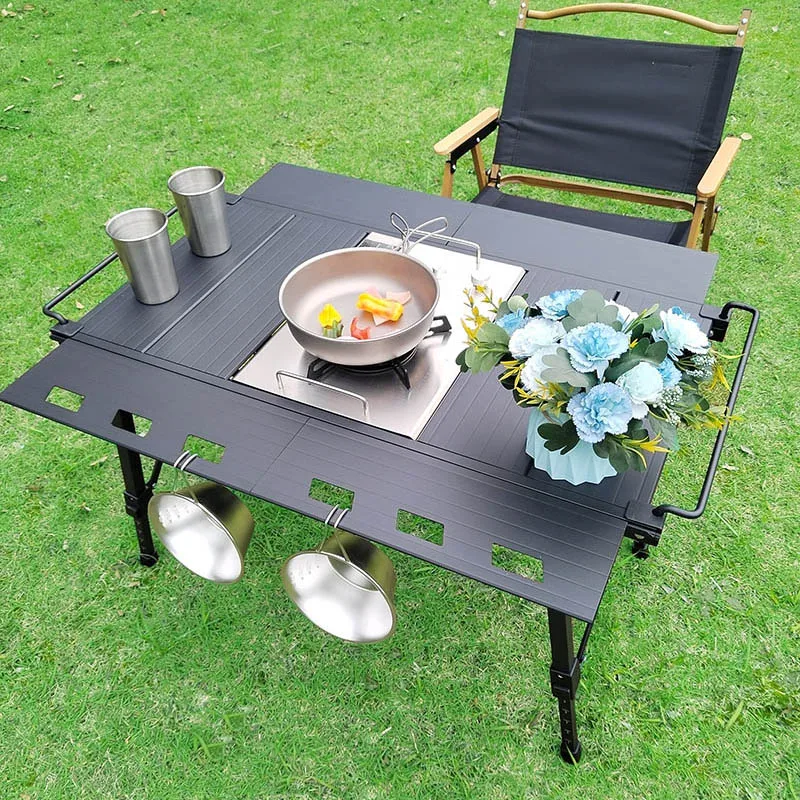 Lohascamping Portable Gas IGT Burner Table High power Camping Stove Table Frying Pan Butane Furnace flat Folding Gas Furnace gas stove gas burner