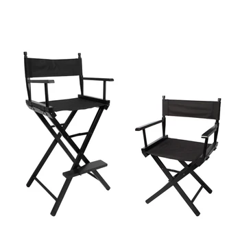 Selens 접이식 휴대용 원목 디렉터 의자 장비, 캔버스 메이크업 의자, 사진 스튜디오 키트, 사진 소품, 최신