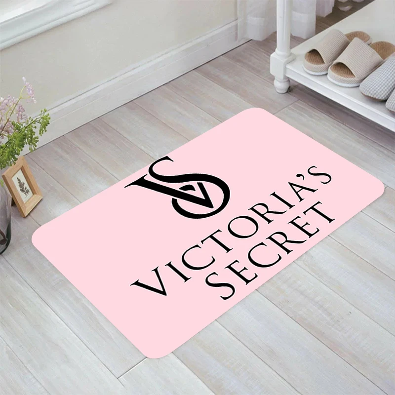 

V-VICTORIA’S Fashion S-SECRET Floor Mat Kitchen Rug Home Carpets Carpet Entrance of House Rugs Aesthetic Room Decoration Balcony
