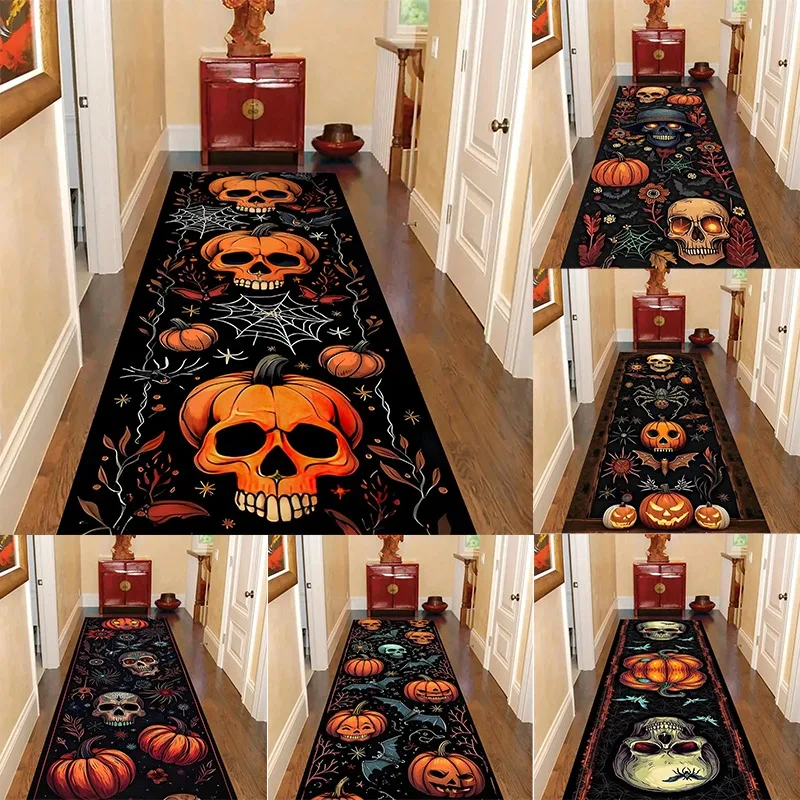 HalloweenRunnerRugAbstractPumpkinSkullCarpetKitchenAnti-SlipSpiderWebPrintedRugsforLivingRoomHomeDecor-AliExpress15