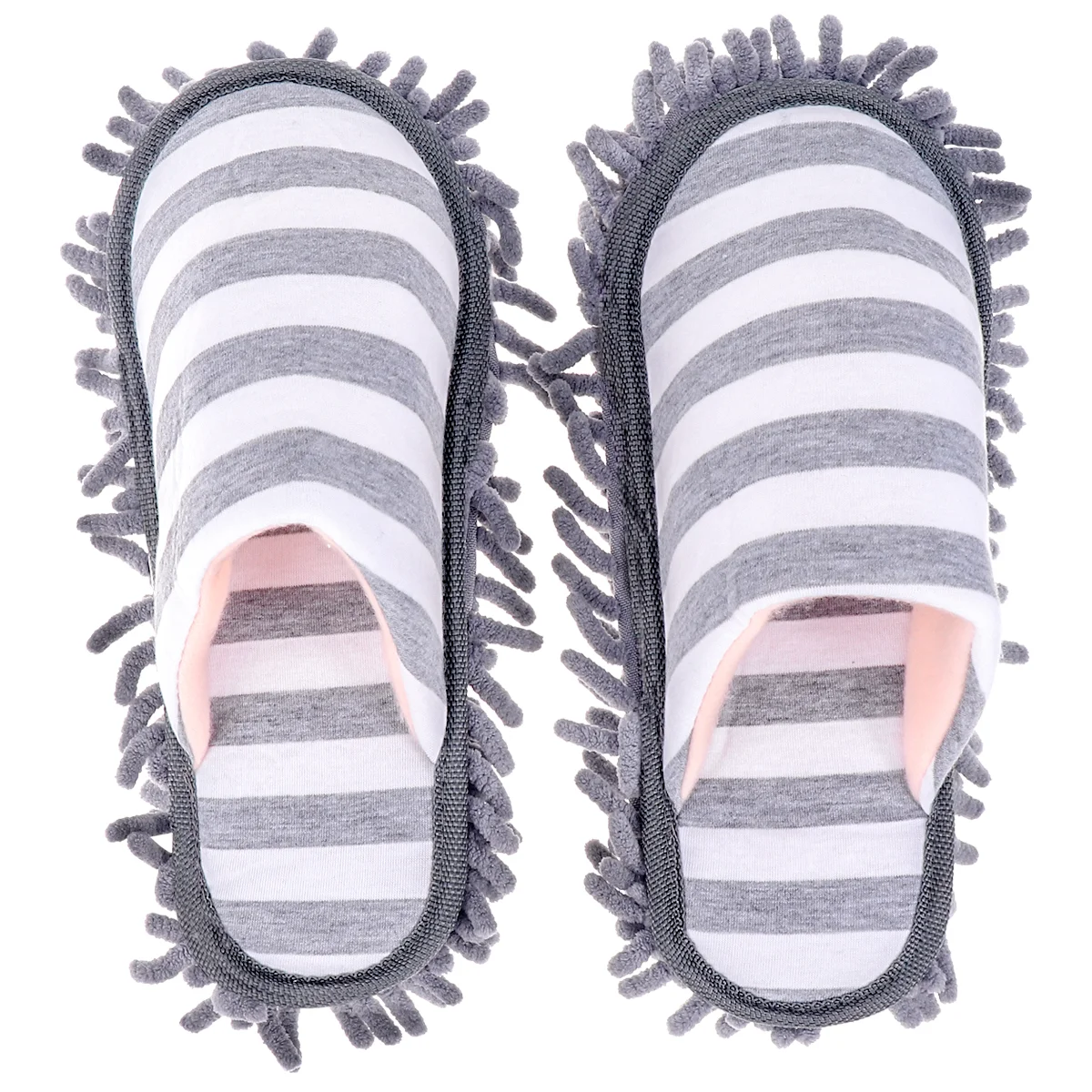 

1 Pair Mop Slipper Microfiber Chenille Slippers Floor Polishing Hair Sweeper Cleaning Tool Super Water Absorbent Washable for