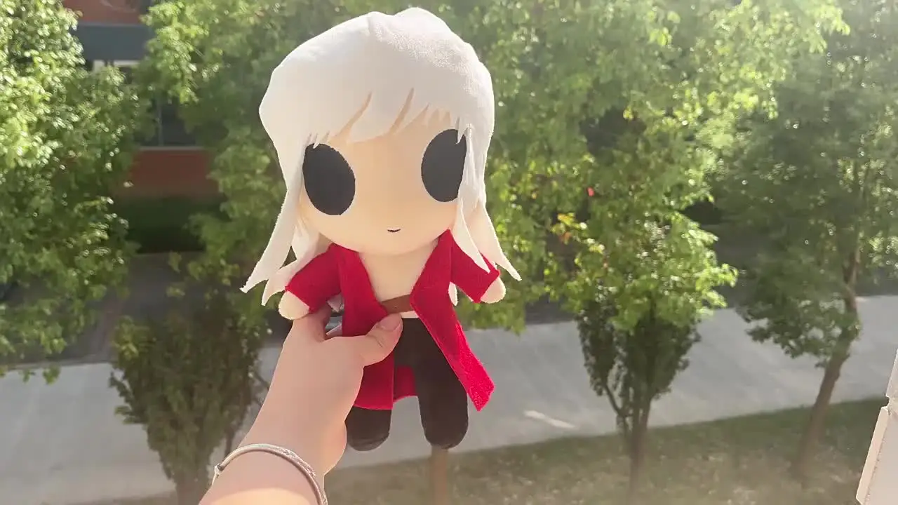 Diabo pode chorar dante brinquedo de pelúcia devisl may chorar 5 plushes diabo  pode chorar acessórios jogo dini figura macia brinquedos de pelúcia  presente - AliExpress, image size:1280x720