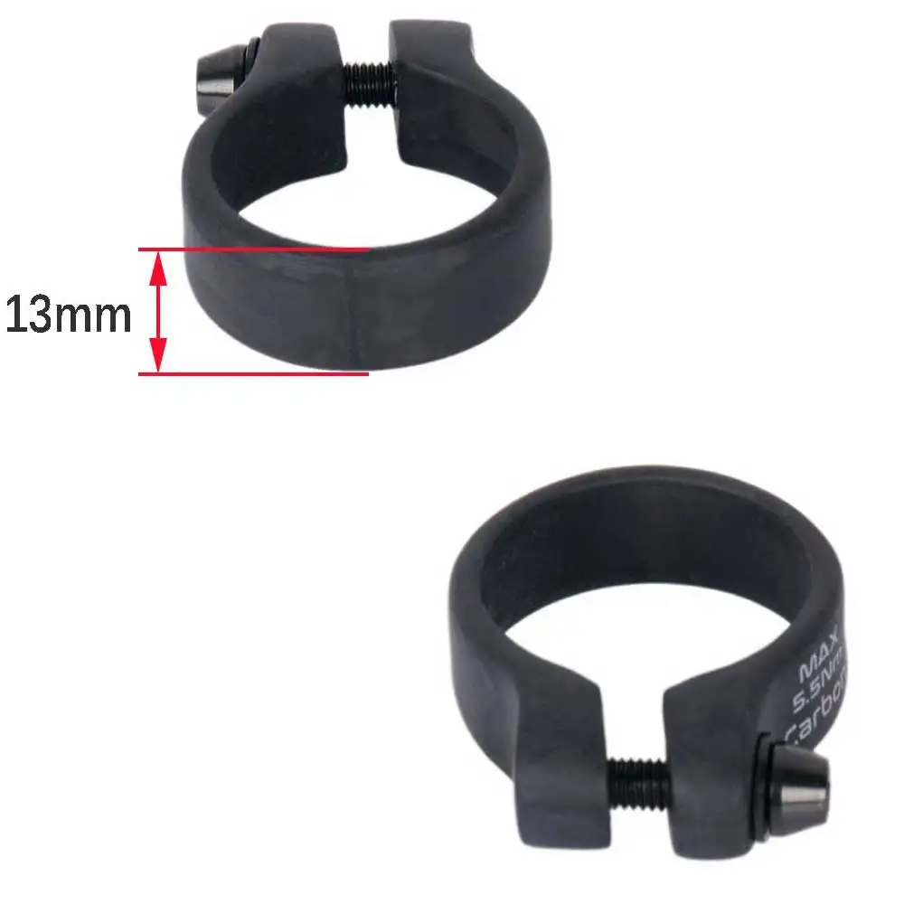Bike Seatpost Clamp Carbon Seat Posts Clamp 31.8/34.9mm 9g Bicycle Seatposts Clamps Titanium Screw MTB Road Bike Parts