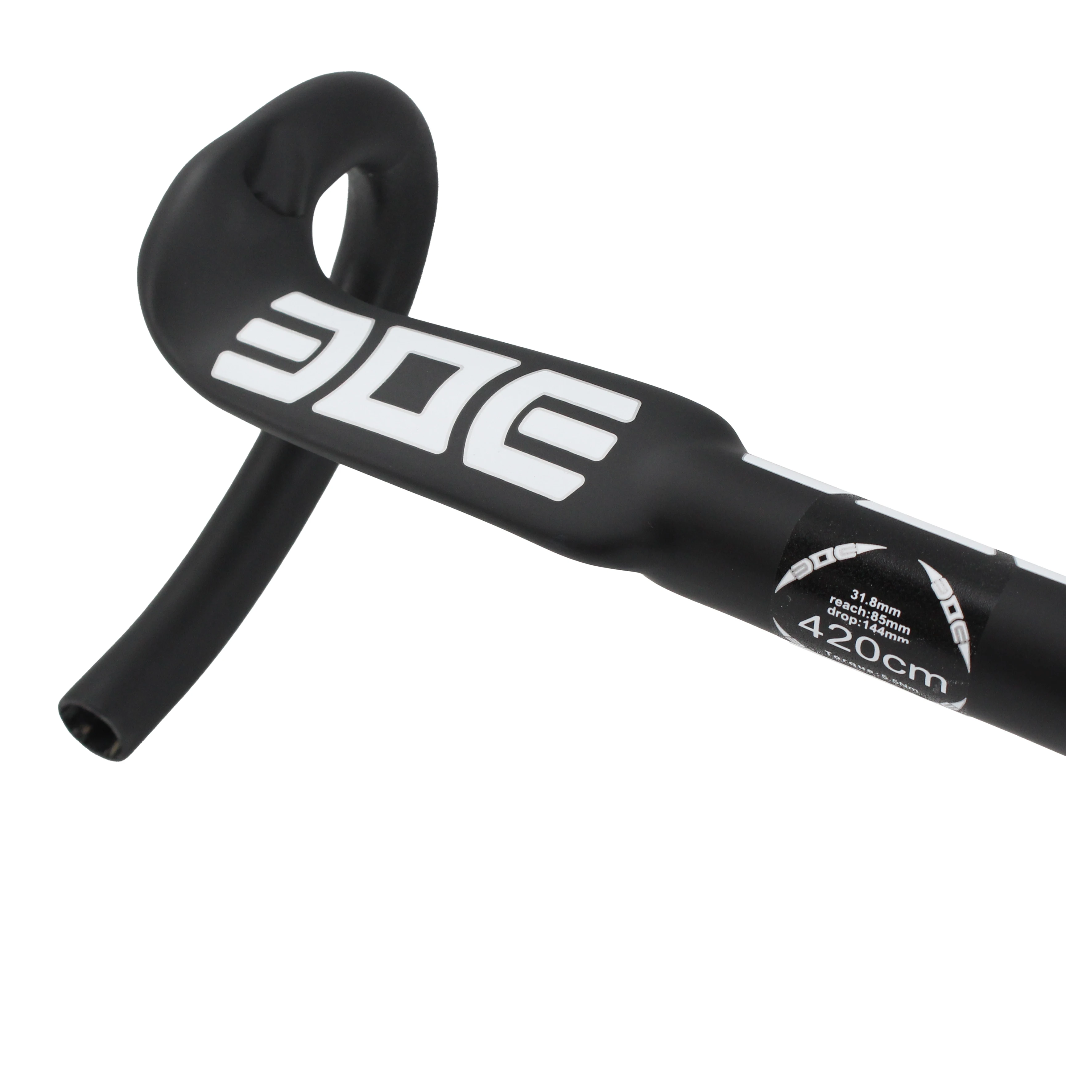 Windreaver Racing Road bike Carbon Fibre Bicycle Handlebar Carbon bent bar 31.8*400-440mm Bicycle Handlebar Extender