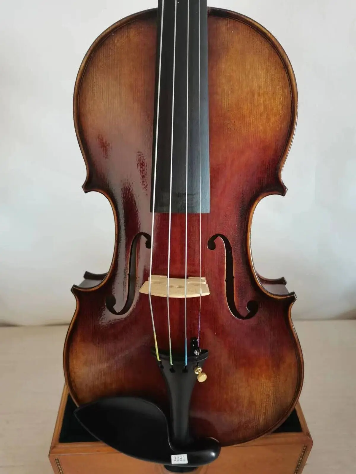 

4/4 violin Solid flamed maple back spruce top hand made nice sound K3081