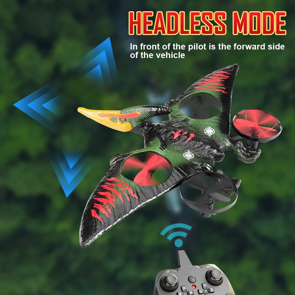 Avion RC 2.4GHz 360° Cascade Rouleau - Bleu/Rouge/Vert