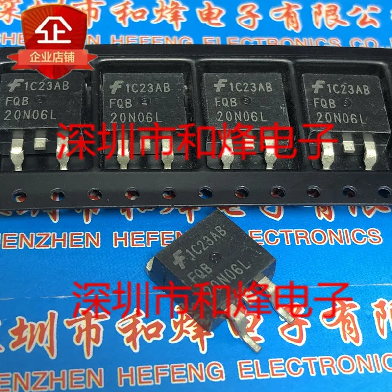 

5 шт.-10 шт. FQB20N06L TO-263 21A 60 в новый и оригинальный на складе