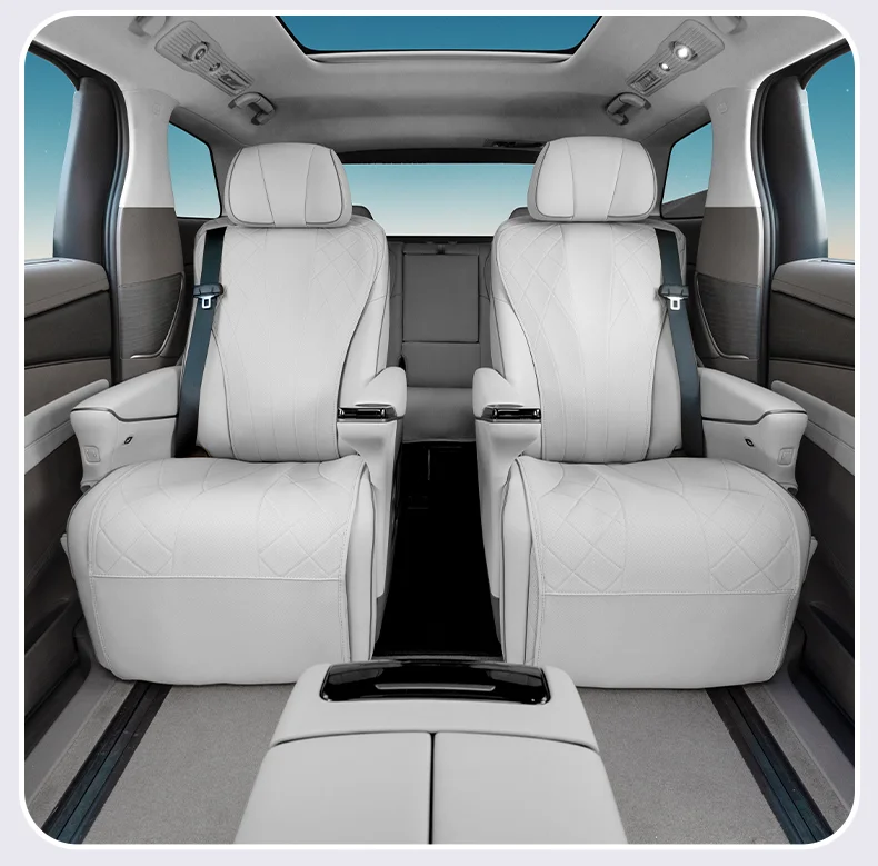 For BYD DENZA D9 2025 2024 Nappa leather seat cover seat cushion Breathable comf