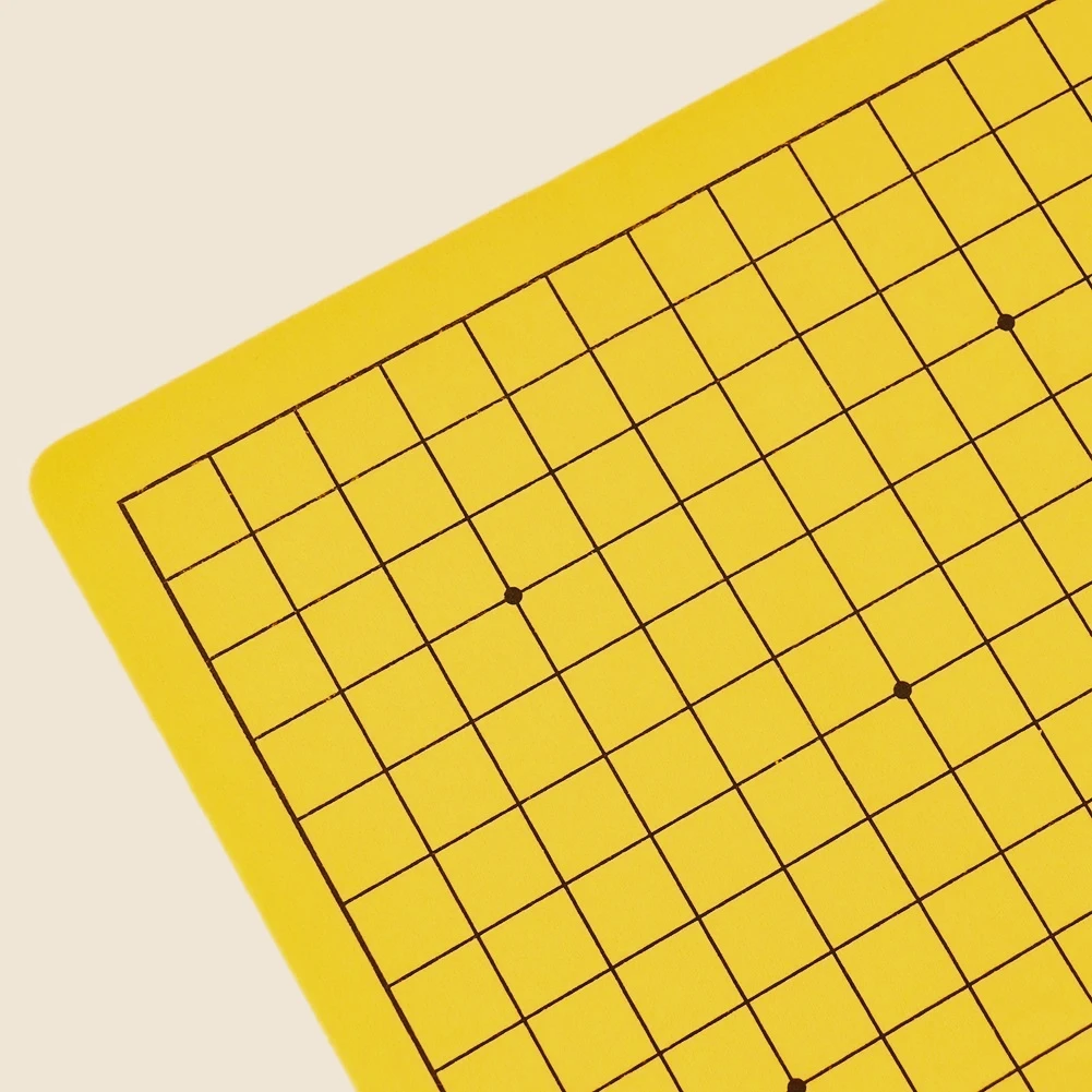 Double Sided Go Board 9 13 19 Line Combo PU Pelle Pieghevole Scacchiera Principiante Avanzato Gioco Weiqi Multi Formato Colore Casuale - immagine 3