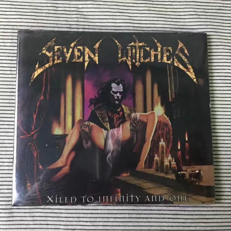 CD Seven Witches Xiled To Infinity and One,2002 Noise Records, Power Metal, Jon Oliva Guest Appearance, Wade Black's Final Album