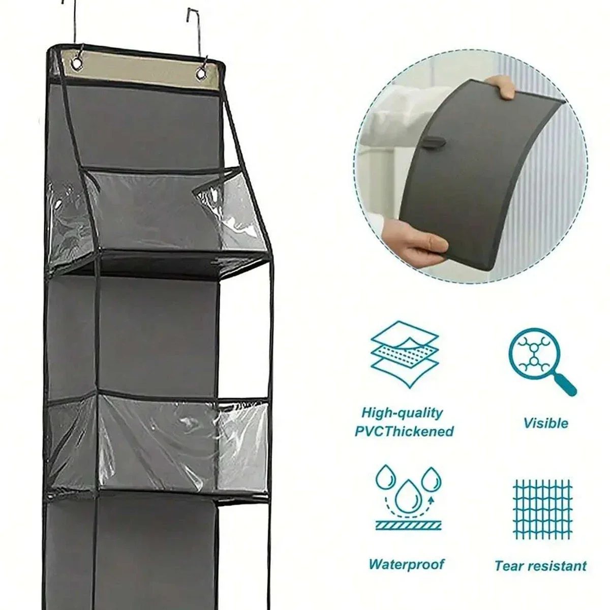 Wall Mounted Hanging Storage Bag 3