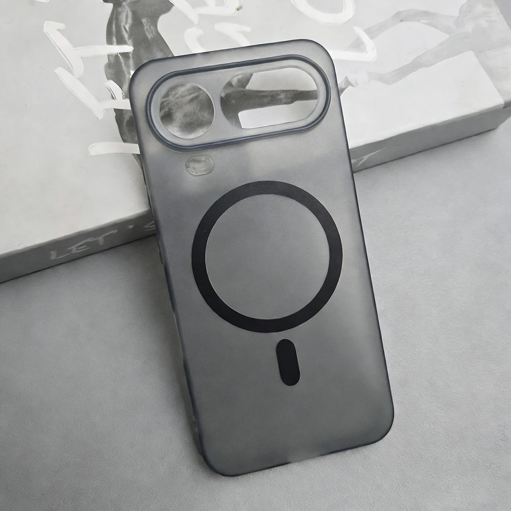 Magsafe-Compatible Magnetic Wireless Charging Soft TPU Matte Camera Protection Case