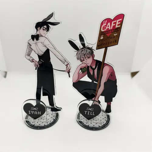 Anime ALIEN STAGE Keychains Pendant Car Key Chain Acrylic Stand MIZI SUA TILL IVAN HYUNA LUKA Fans Gifts Cosplay Accessories - Image 3