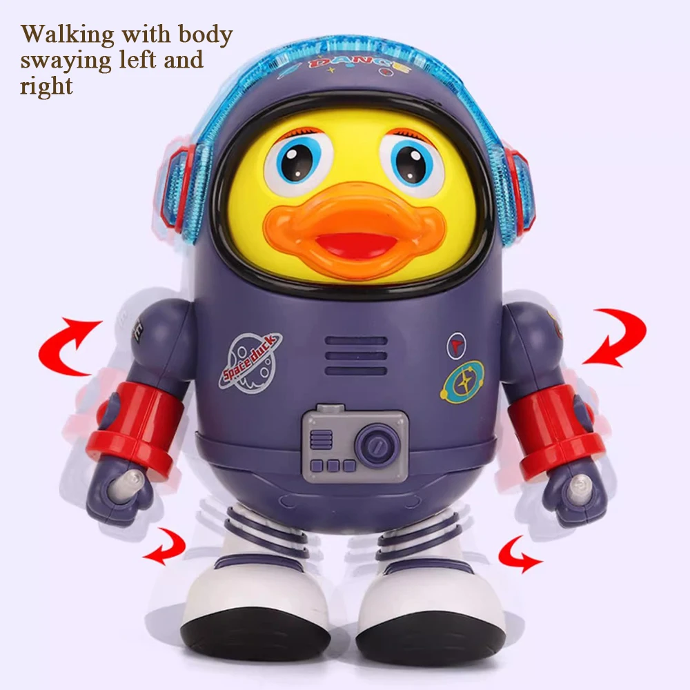 Children Singing Dance Ducks Toys Automatic Walking Dance Plaything For Boy Girl 4