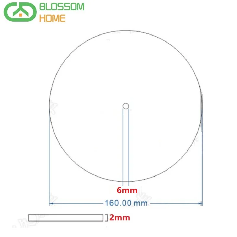 2mm disco de medição industrial aço inoxidável