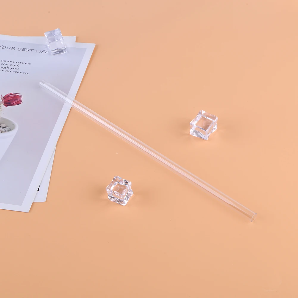 6Pcs Replacement Straw with Straw Cleaner Drinking Straws Transparent Straw for Stanley 20/30/40oz Accessories