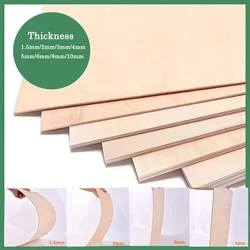 Premium Basswood Craft Sheet - 2mm Thick (100x100mm - 1pcs)