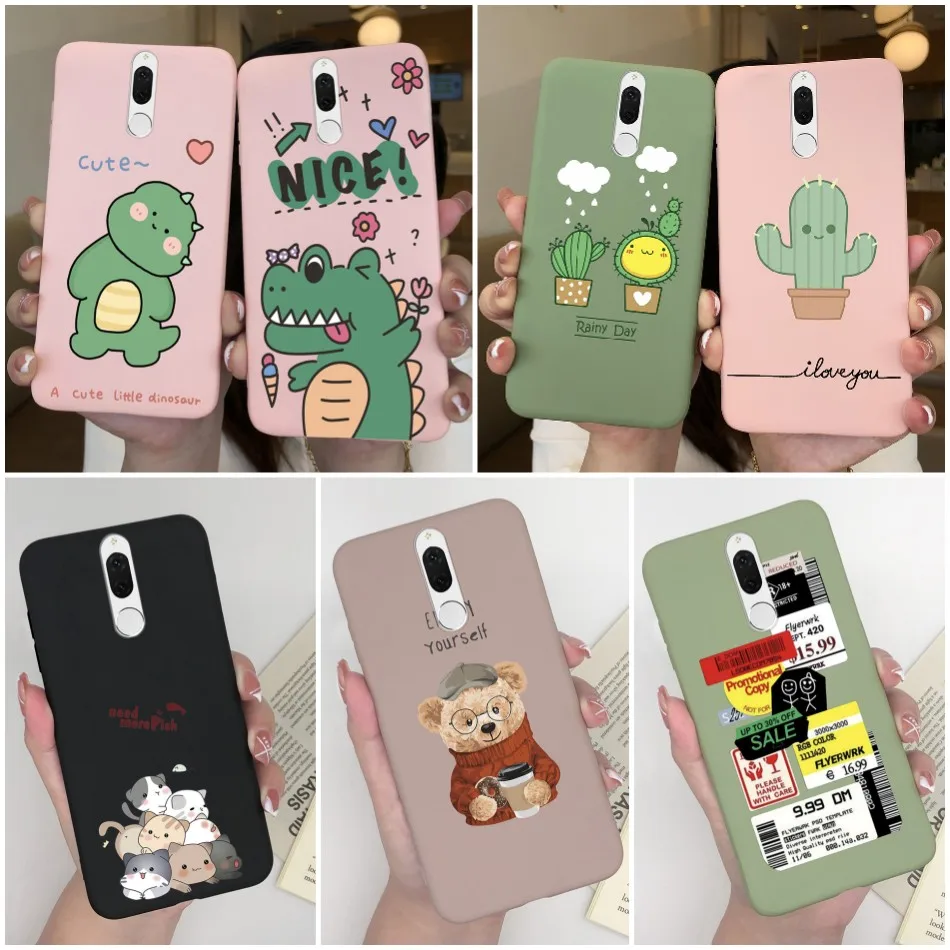 N NEWTOP Cover Compatibile per Huawei Mate 10 Lite, Custodia TPU MATTE