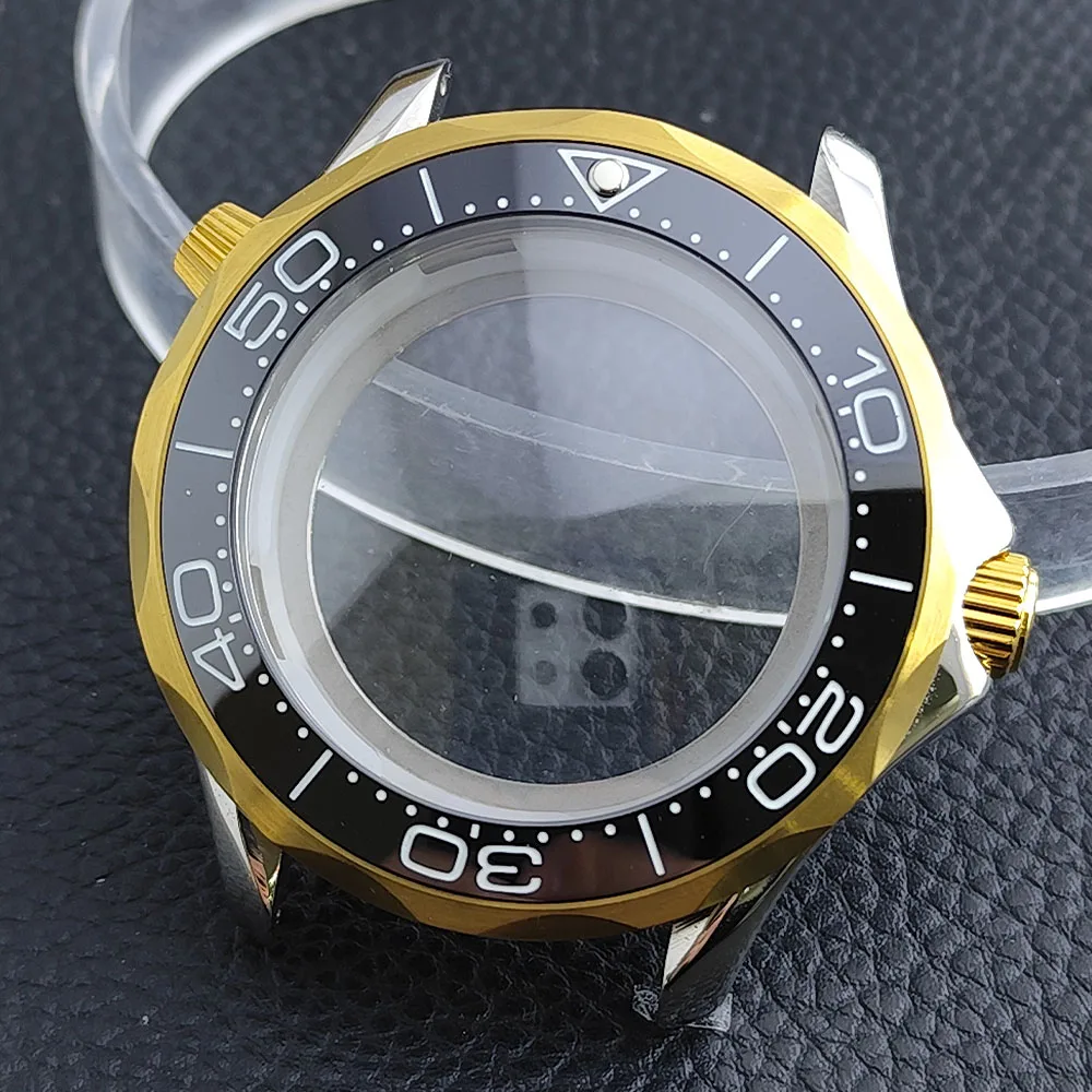 Premium 42mm Men's Watch Case with Sapphire Glass and 20mm Strap - Complete Watch Accessory Set with Box