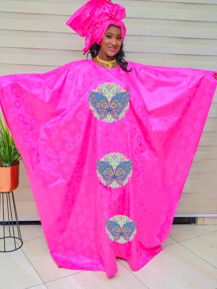 Оригинальное традиционное платье Bazin