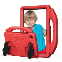 Rugged Protective Stand Cover for A8 10.5 in X200 X205 (Red)