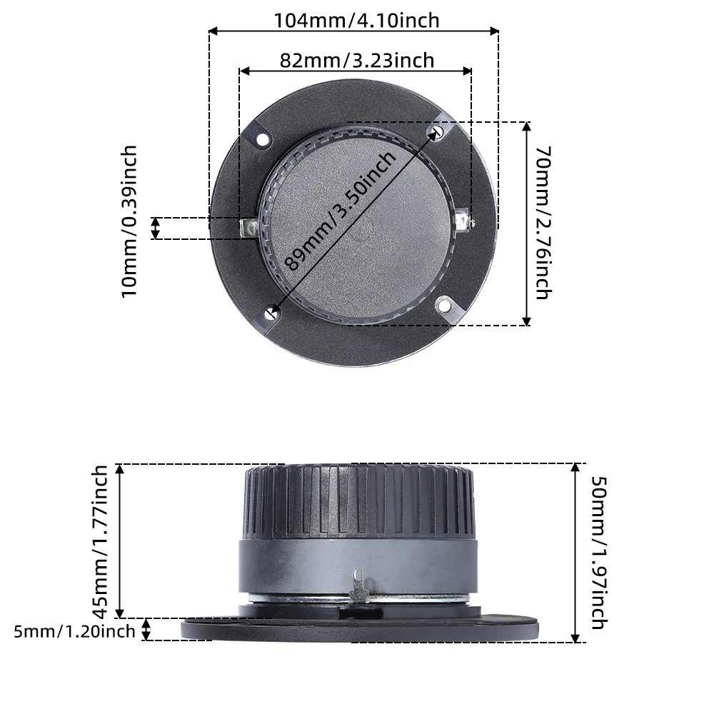 Dome Silk Film Tweeter 6ohm 20W HIFI DIY Bookshelf Speaker Anti-Magnetic Hifi Home Sound Music Theater 2pcs 4 Inch