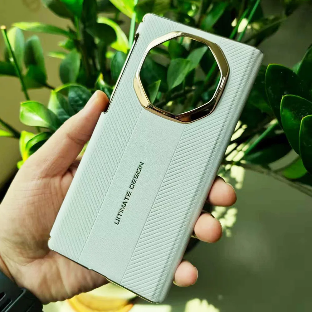 Electroplating Magnetic Suction Double Hinge Protective Phone Case