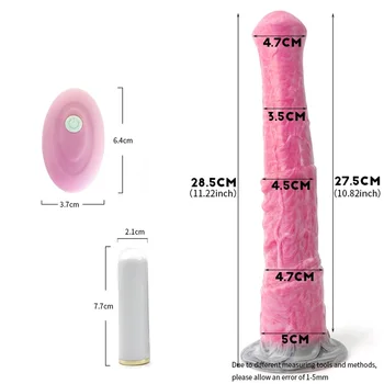 NNSX NEW Vibration Butt Plug Horse Dildo Silicone Remote Control Vibrating Anal Plug with Suction Cup Sexy Toys Shop for Women 6