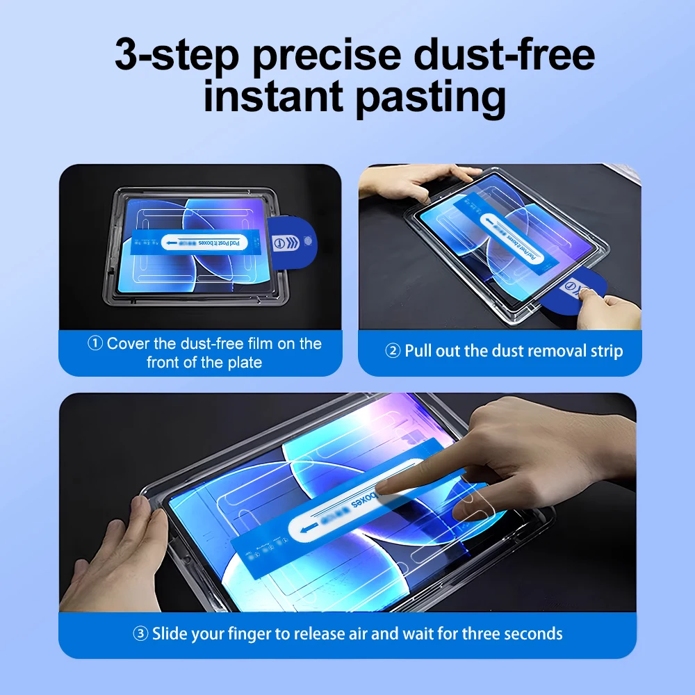 Premium Dust-Free Tempered Glass Screen Protector (2-Pack)
