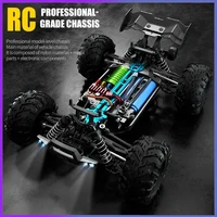 Rc Car Off Road 4x4 High Speed 70KM/H Remote Control Car with LED Headlight Brushless 4WD 1/16 Monster Truck Toys for Boys Gift 2