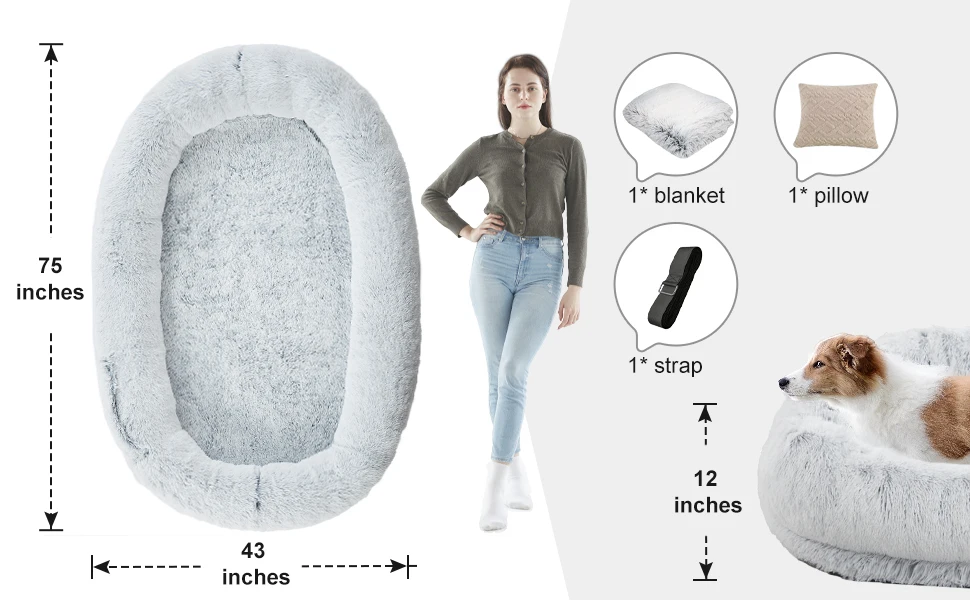 giant dog bed for humans