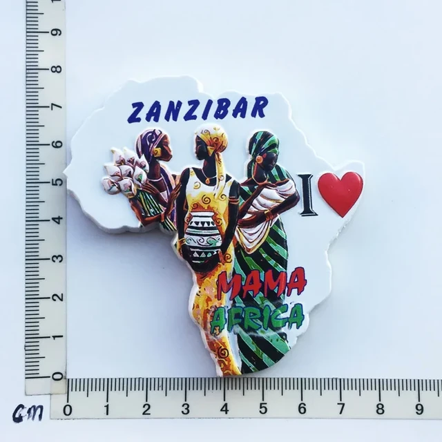 Africa Tanzania Zanzibar Fridge Magnets Sticker Hakuna Matata