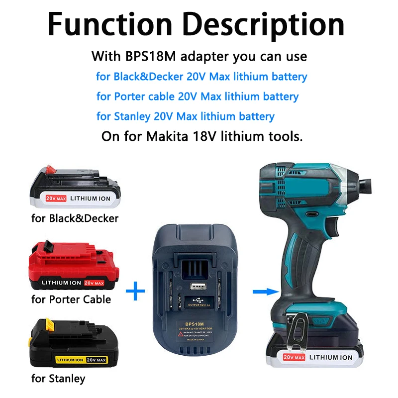 1/2PCS BPS18M   & Ŀ/ ̺/ĸ 20V ȯ Makita 18V ͸