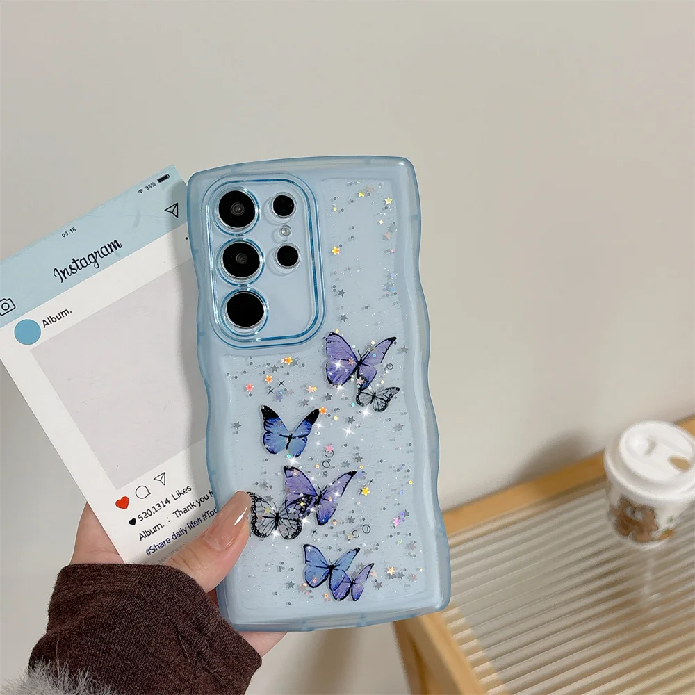 Glitter Butterfly Phone Case