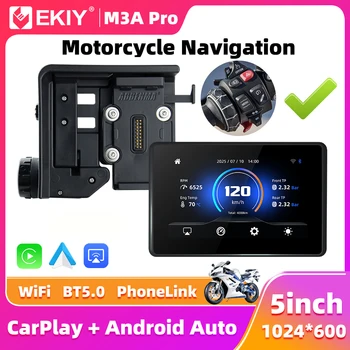 EKIY 5.0 "Wireless CarPlay Moto Android Auto Per BMW R1200GS R1250GS F800 F900 S1000XR GPS Moto di Navigazione Per WonderWheel