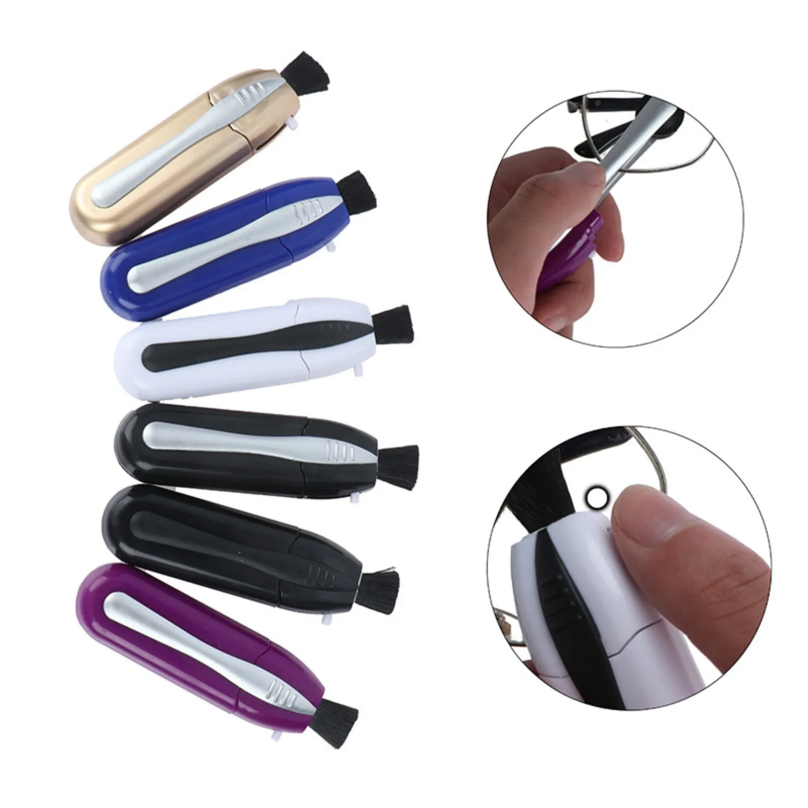 New Creative Two-side Glasses Brush Soft Microfiber Spectacles
