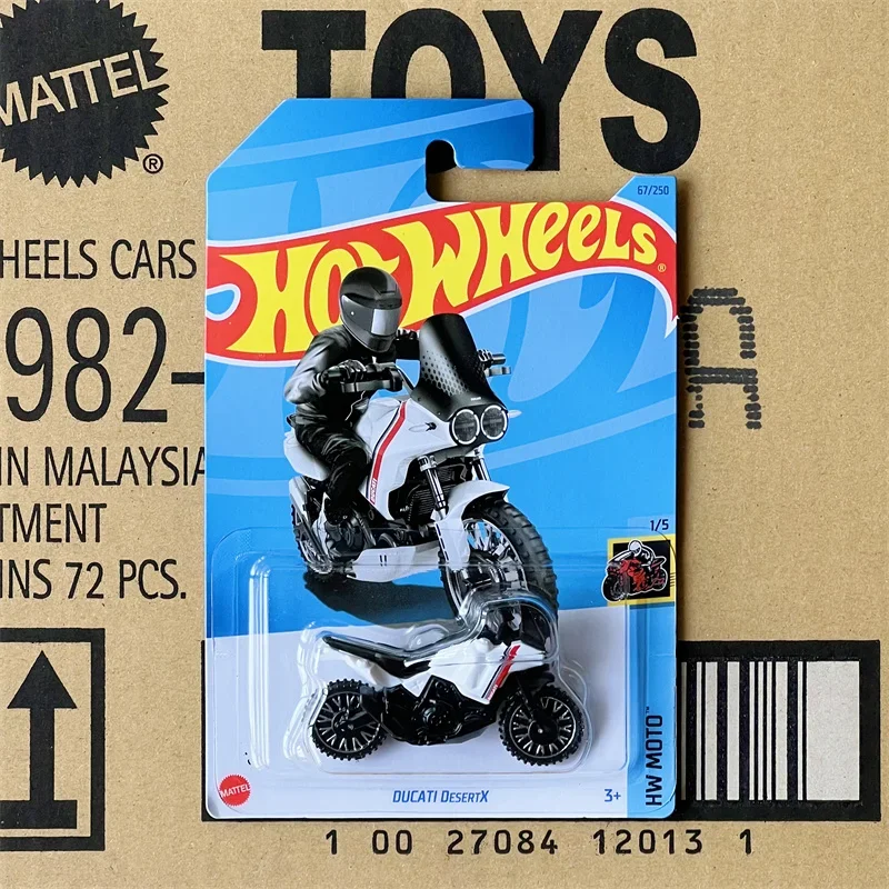Original Hot Wheels Car Ducati DesertX Motorcycle Toys for Boys