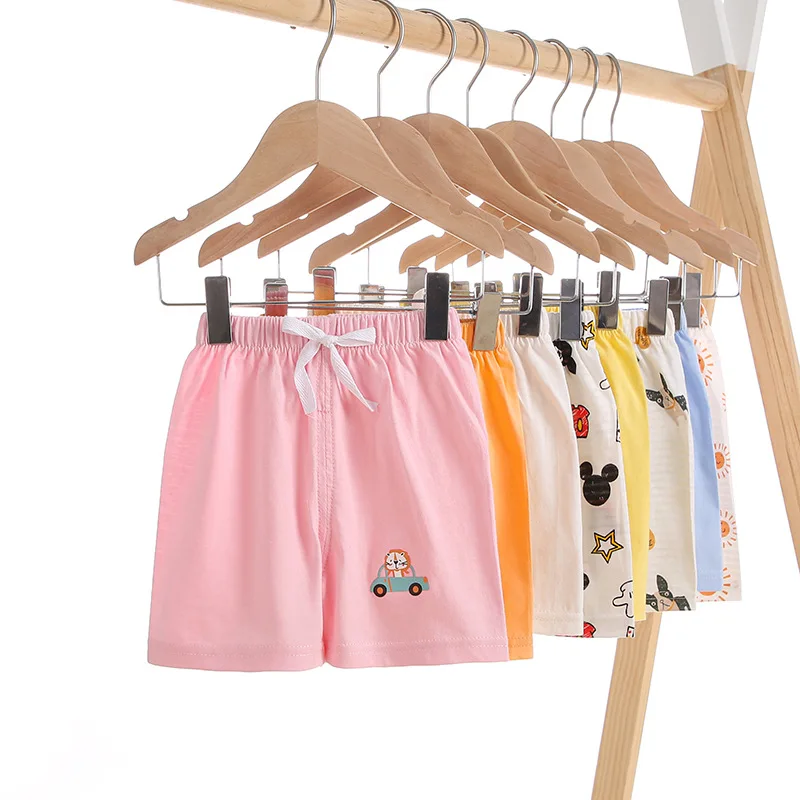 Kids Shorts 1pcs Pure Cotton Summer Boys Girls Solid Color Short Baby Casual Pant Children Sport Clothing Outwear