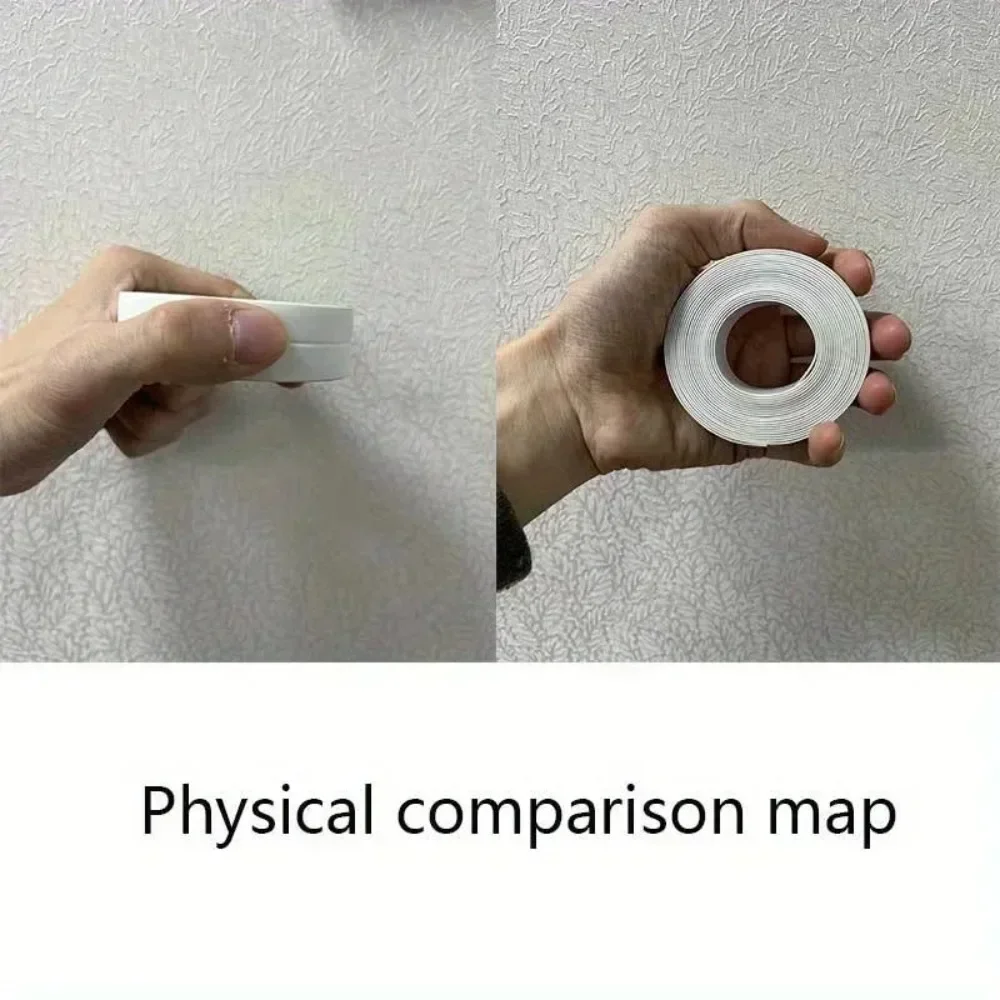 Description Picture 2 of item1.5m/3.2m PVC Waterproof Sealing Tape for Bathroom Sink Shower Bathtub Toilet  Self Adhesive Wall Sticker Decoration Tape