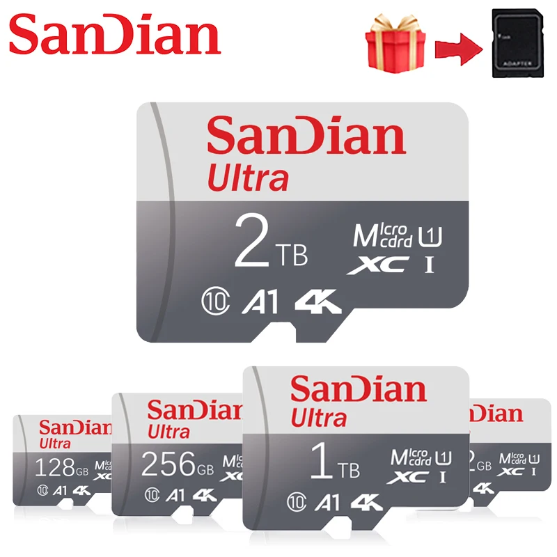 

Новая карта памяти Ultra SD, 64 ГБ, 128 ГБ, 256 ГБ, 512 ГБ, 1 ТБ