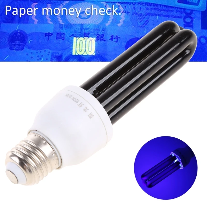 220V 20W E27 UV Light Mosquito Killer Lamp Blacklight UV Replacement Bulb for Mosquito & Flying Insect Trap
