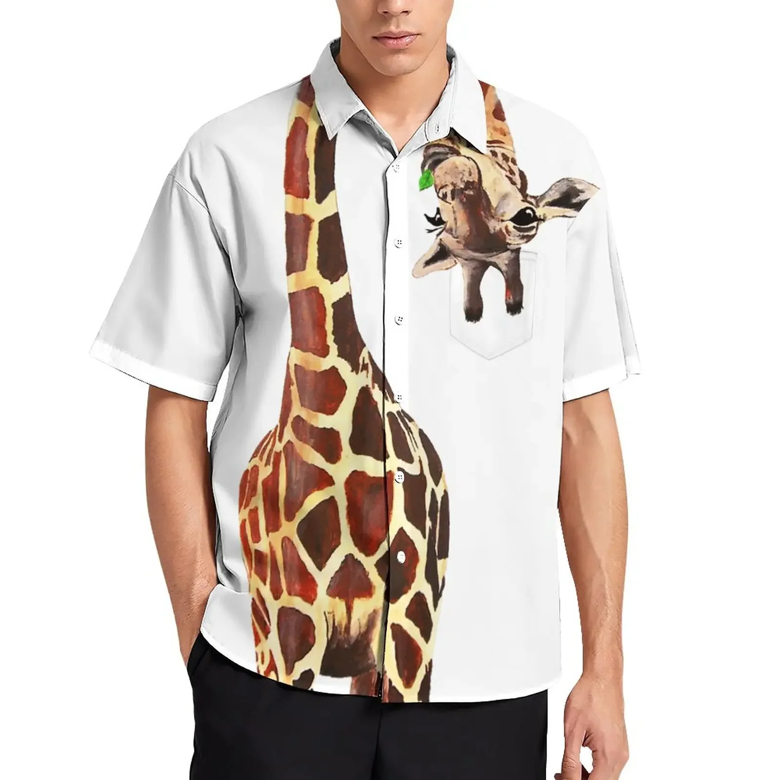 3d Tetris Print Shirt Men Women Fashion Shirts Single-Breasted Short Sleeve Hawaiian Shirts Blouse Men's Clothing