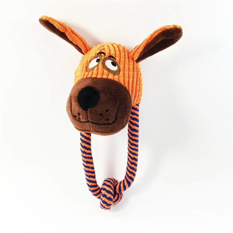 Bite Resistant Dog Chew Toy Plush Stuffed Pet Squeak - PeticaDeals