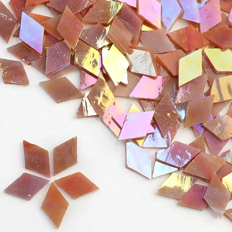 50g Clear Glass Mosaic Tiles Multi Color Mosaic Piece DIY Making Stones for Craft Hobby Arts Home Wall Decoration arte