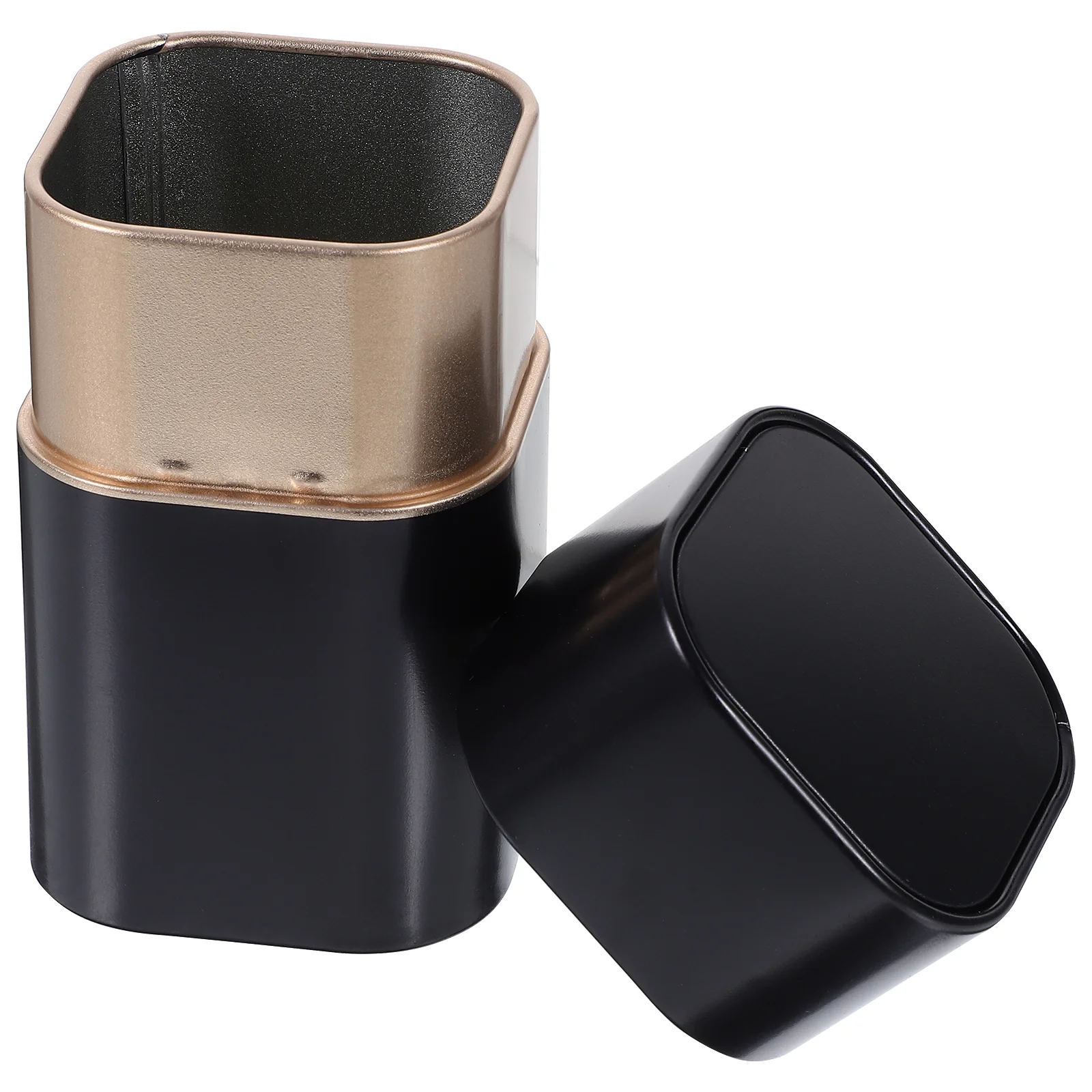 

Tea Tin Canister Airtight Lids Chinese Tea Storage Tins Empty Square Canisters Food Container