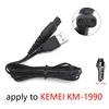 Apply to KEMEI KM-1990 Professional Hair Clipper Original USB Charger Charging Cable Power Cord Barber Accessories 5