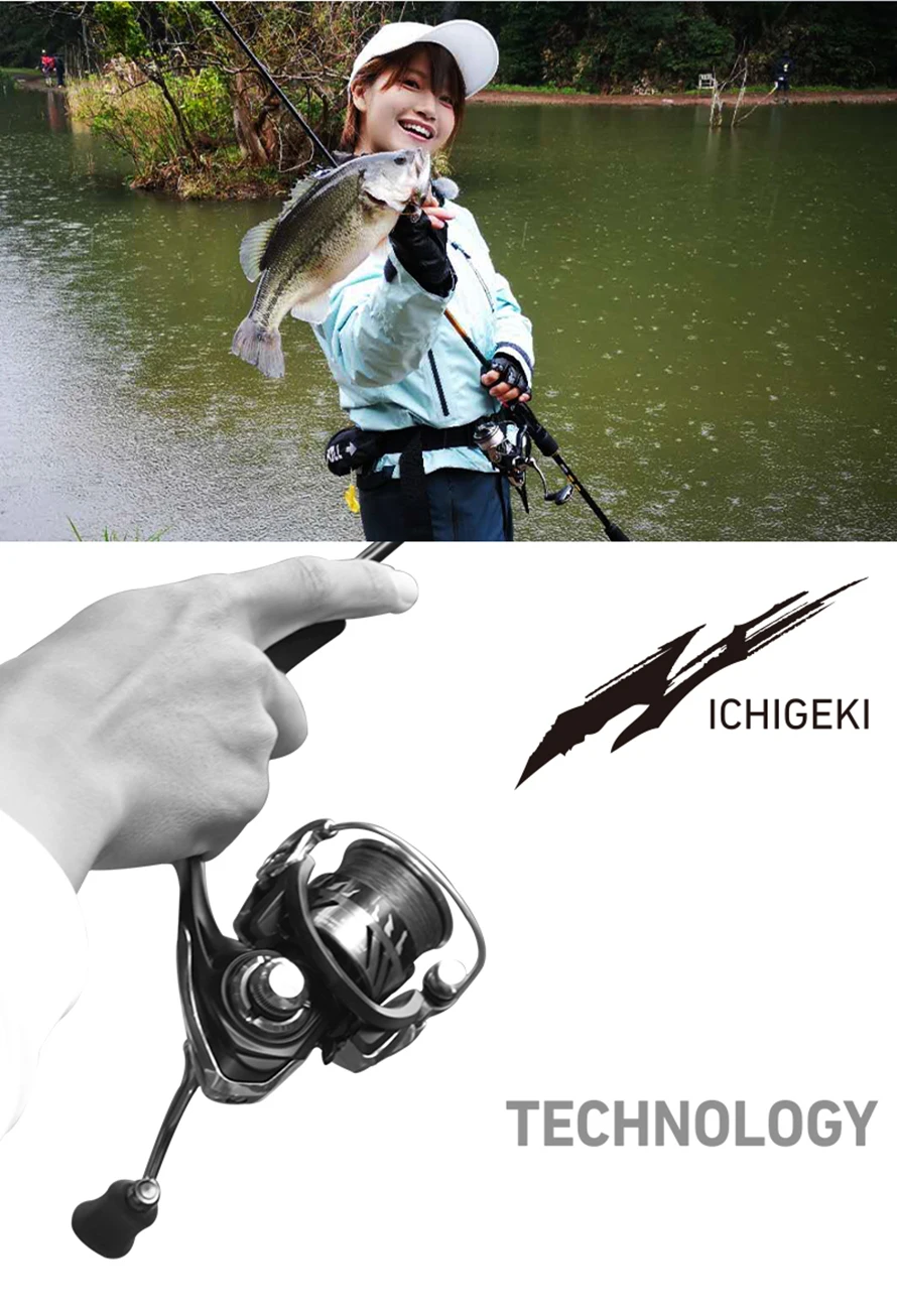 Рыболовные катушки DAIWA ICHIGEKI LT X LT, спиннинговая катушка с ...